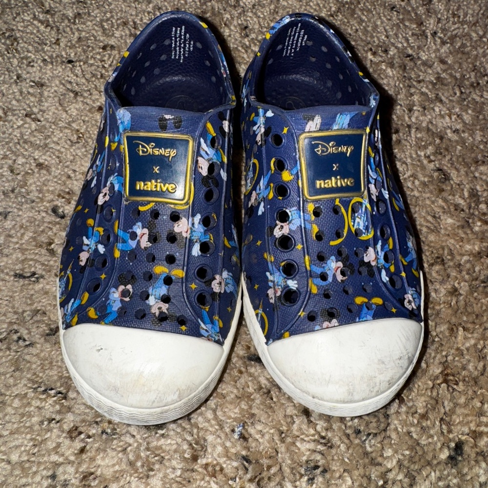 Native Disney collaboration - Mickey 50th anniversary shoes